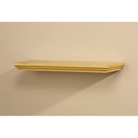 Amore Designs Amore Designs VIL836OK Wood Shelving Villages Oak Straight Shelf; 36 in. VIL836OK